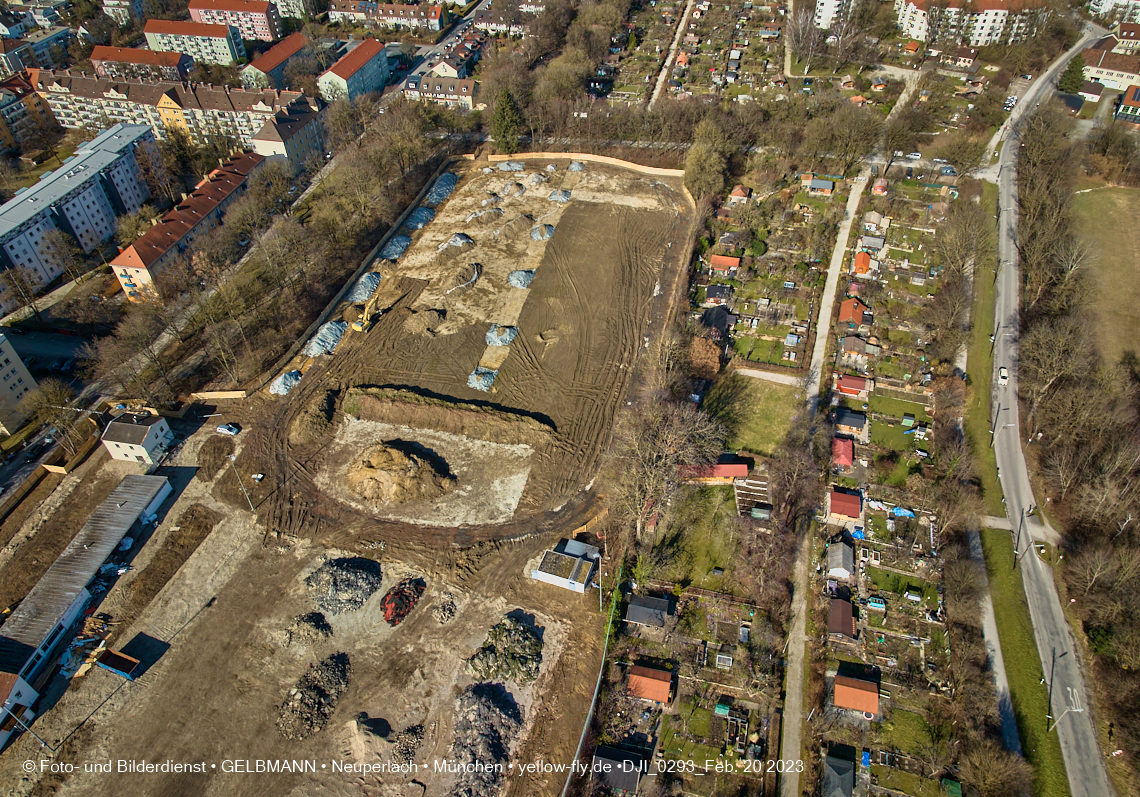 20.02.2023 -  der verschwundene Hachinger Bach in Neuperlach und Berg am Laim